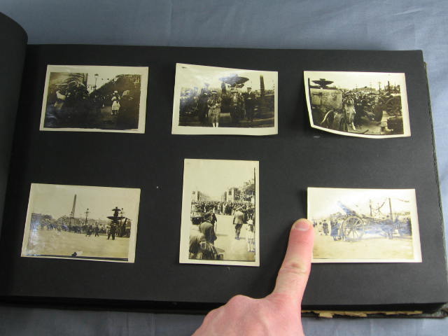 WWI US Navy Photo + Card Scrapbook Album WW1 WW 1 I NR 25
