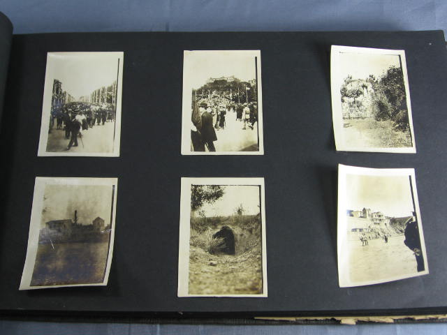 WWI US Navy Photo + Card Scrapbook Album WW1 WW 1 I NR 27