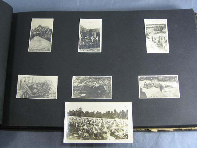 WWI US Navy Photo + Card Scrapbook Album WW1 WW 1 I NR 30