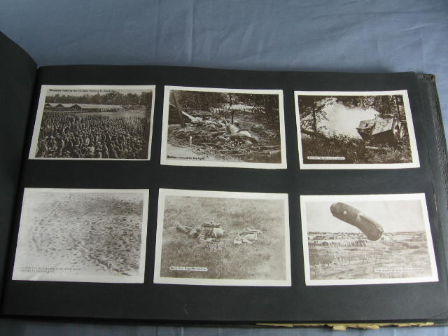 WWI US Navy Photo + Card Scrapbook Album WW1 WW 1 I NR 44