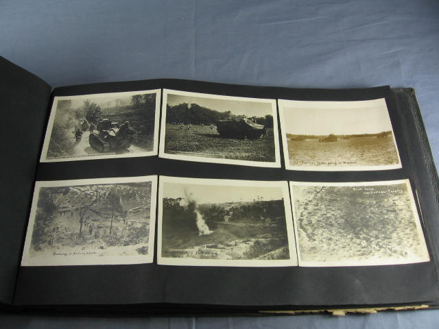 WWI US Navy Photo + Card Scrapbook Album WW1 WW 1 I NR 47