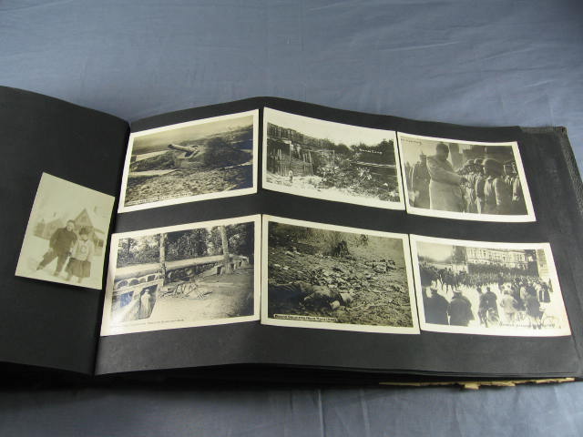 WWI US Navy Photo + Card Scrapbook Album WW1 WW 1 I NR 51