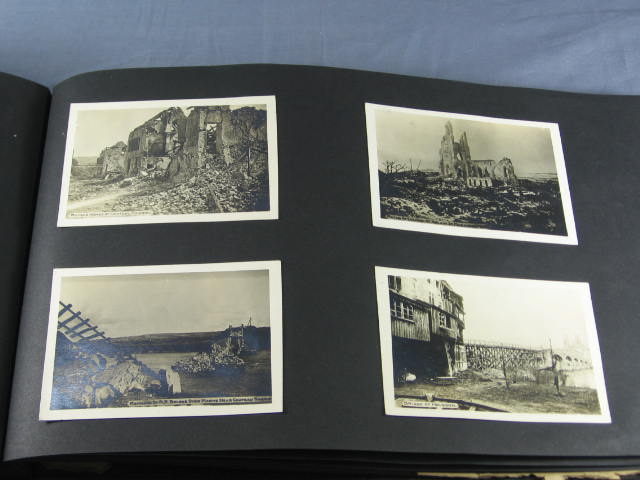 WWI US Navy Photo + Card Scrapbook Album WW1 WW 1 I NR 55