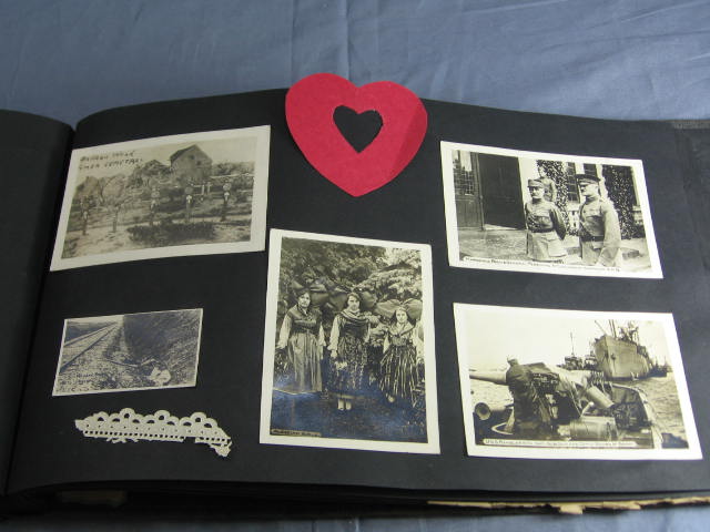WWI US Navy Photo + Card Scrapbook Album WW1 WW 1 I NR 56