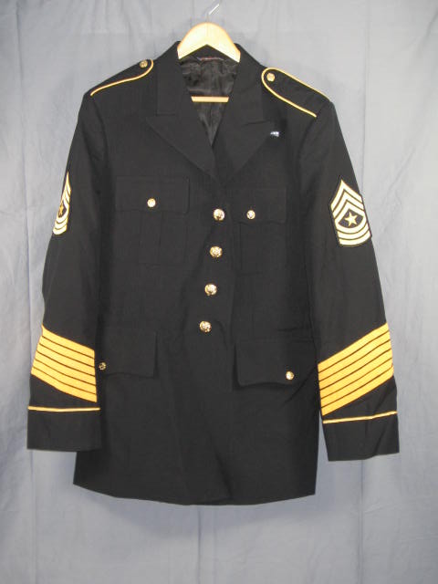 US Army Uniforms Lot Dress Blues Camo Jackets Pants NR 1