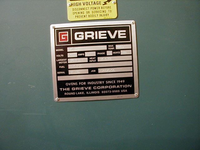 Grieve TA-500 Industrial Commercial Electric Truck Oven 5