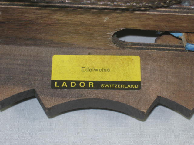 Vtg Black Forest Lador Edelweiss Swiss Chalet Cuckoo Clock Regula German Germany 10