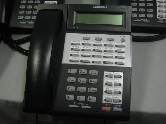 Samsung OfficeServ 7100 System 8 iDCS 28D Phones MP10 UNI Cards Software Manual+ 2