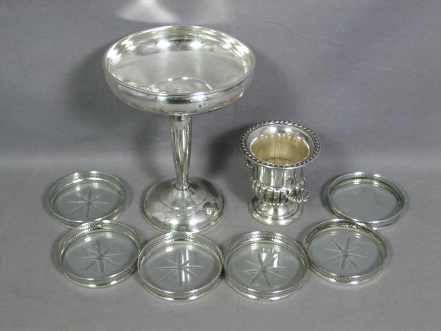 Sterling Silver Compote Chalice Coaster Wallace Webster