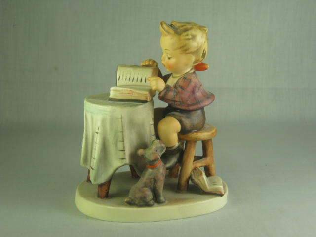 Vtg 4 3/4" Hummel Goebel Figurine Little Bookkeeper Boy #306 TMK-5 Last Bee NR!