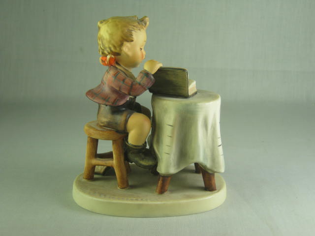 Vtg 4 3/4" Hummel Goebel Figurine Little Bookkeeper Boy #306 TMK-5 Last Bee NR! 3