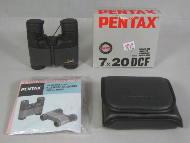 NEW Asahi Pentax 7x20 DCF Binoculars Model 62320 Waterproof No Reserve Price!