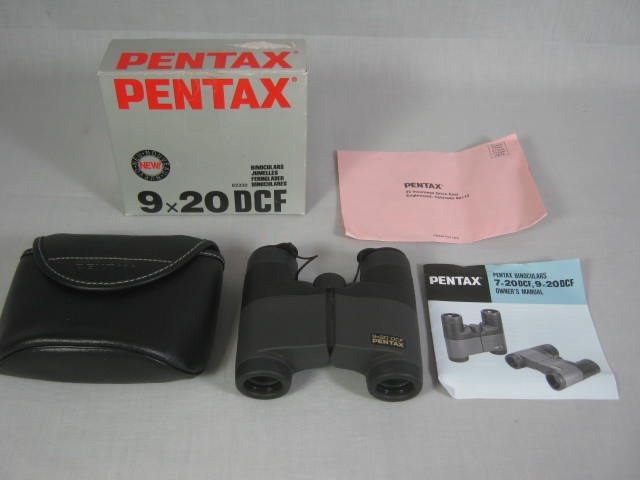 NEW Asahi Pentax 9x20 DCF Binoculars Model 62330 Waterproof No Reserve Price!