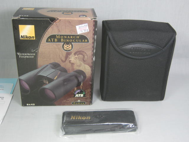 NEW Nikon 8x42 Monarch ATB Binoculars #7430 Waterproof Fogproof No Reserve Price 5
