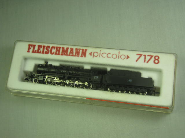 Fleischmann Piccolo 7178 N-Scale Locomotive W/ Instructions Decals Box Receipt + 1