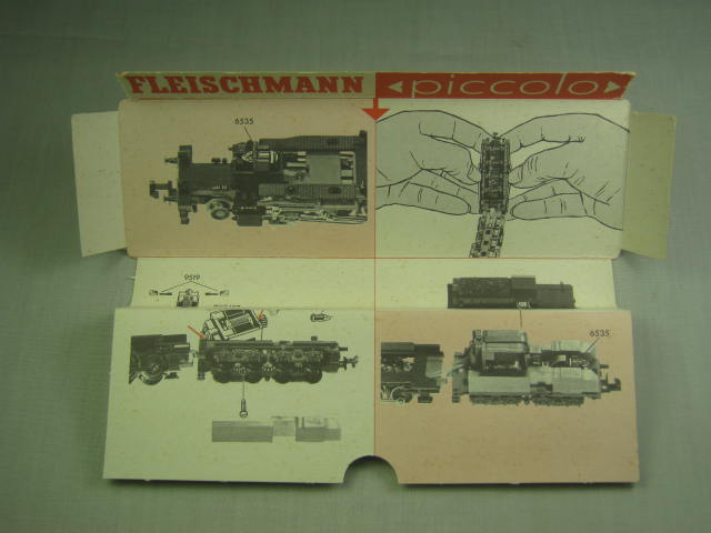 Fleischmann Piccolo 7178 N-Scale Locomotive W/ Instructions Decals Box Receipt + 6