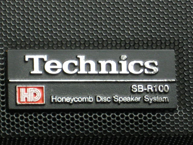 Technics SB-R100 Flat Honeycomb Disc Speaker System NR 1