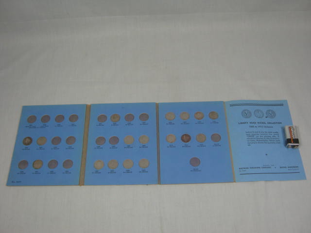 Whitman Folder #9007 Collection 1886-1912 W/ 17 Liberty Head V Nickels Coin Lot