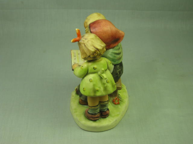 Vtg 5.25" Hummel Goebel Figurine Storybook Time Boy Girl +Book #458 TMK-7 NO RES 1