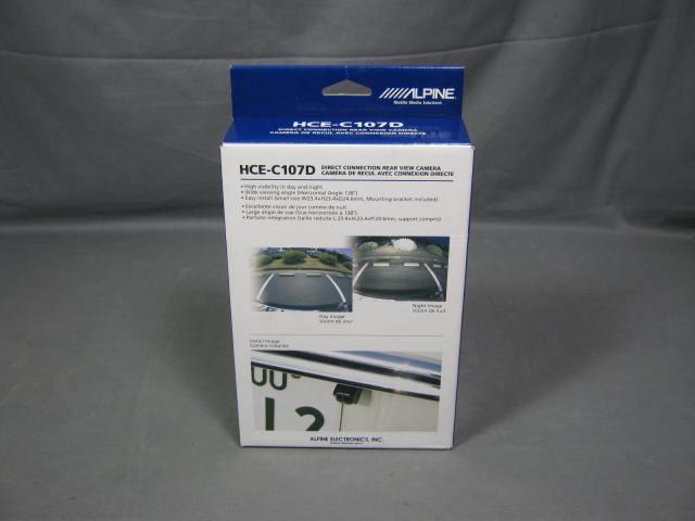Alpine HCE-C107D HCE-C105 Direct Connection Rear View Video Camera Store Demo NR 4