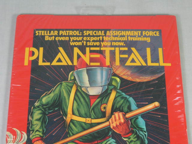 Vtg SEALED Infocom Stationfall + Planetfall Computer Games TI-99 IBM PC MS_DOS 1