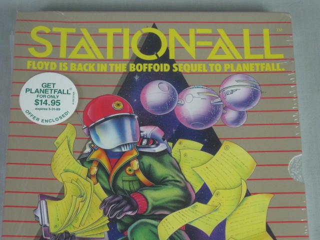 Vtg SEALED Infocom Stationfall + Planetfall Computer Games TI-99 IBM PC MS_DOS 7