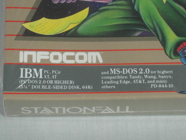 Vtg SEALED Infocom Stationfall + Planetfall Computer Games TI-99 IBM PC MS_DOS 9