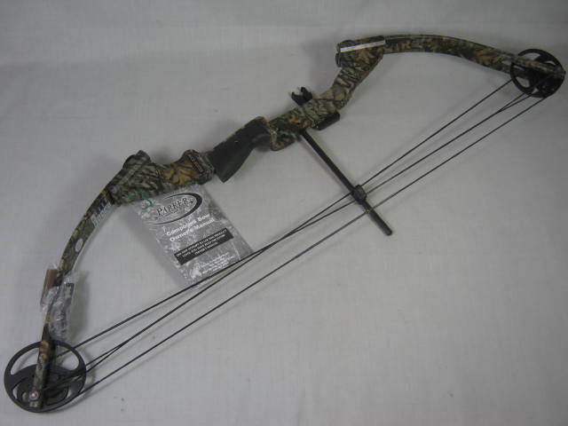 NEW Parker RH Buck Hunter XP Compound Bow 60# Weight 26-31" Draw Orig Box 1
