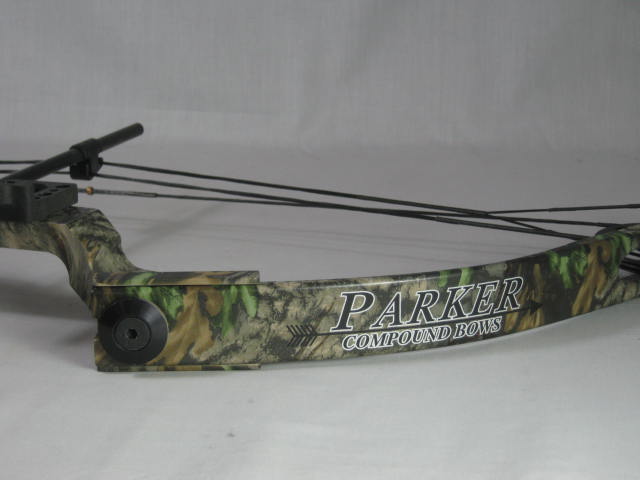 NEW Parker RH Buck Hunter XP Compound Bow 60# Weight 26-31" Draw Orig Box 5