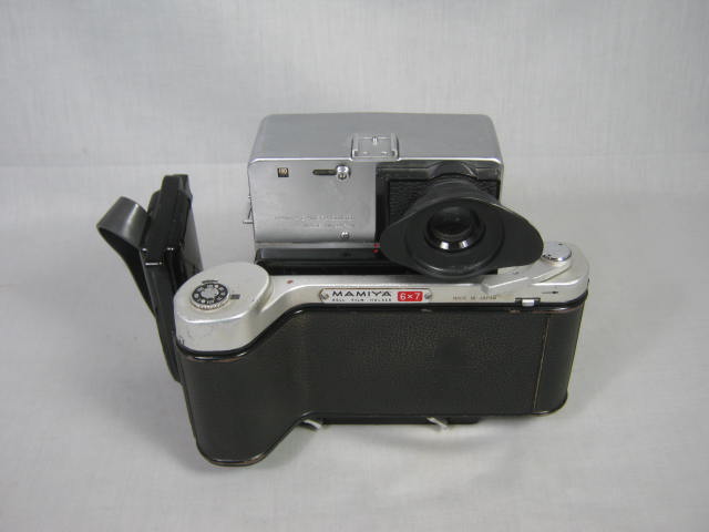 Mamiya Universal Press Camera W/6x7 Roll Film Holder Sekor f/3.5 100mm Lens Grip 5