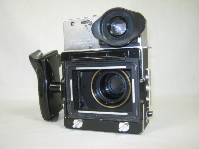 Mamiya Universal Press Camera W/6x7 Roll Film Holder Sekor f/3.5 100mm Lens Grip 10