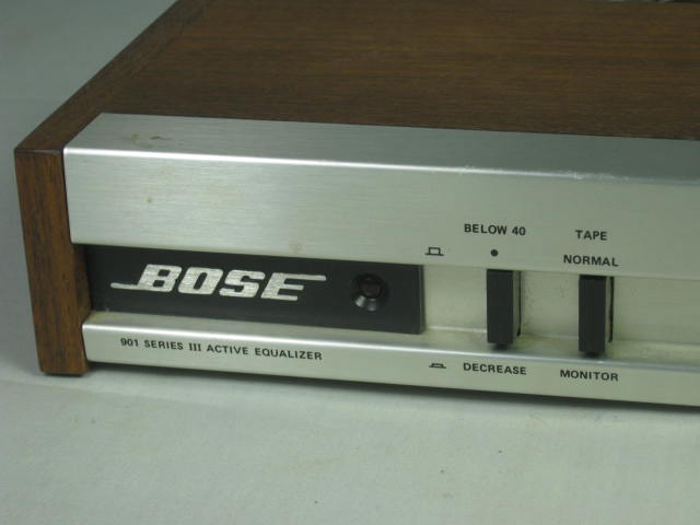 Vtg Bose 901 Series III Active Speaker System Equalizer EQ Box NO RESERVE PRICE! 1