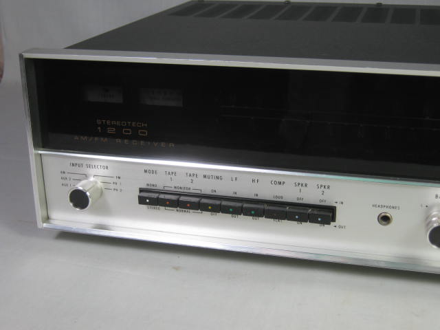 Vtg 1970s McIntosh StereoTech 1200 AM/FM Stereo Receiver 50WPC 8 Ohm 30WPC 16Ohm 2