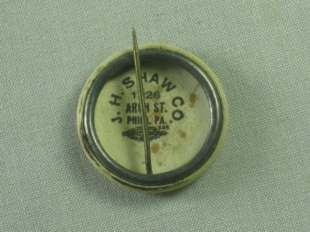 1912 Theodore Roosevelt Progressive Candidate Man Hour Button Pinback Pin 7/8" 1