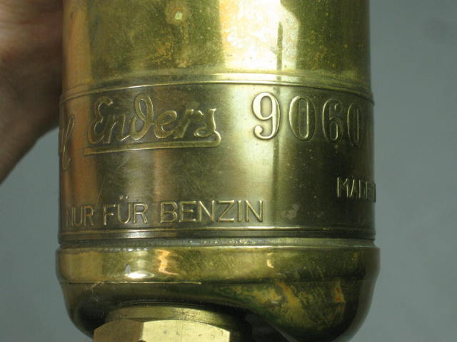 Enders Benzin-Gaskocher 9060 German Military Petrol Gas Camp Cook Stove W/ Tools 4