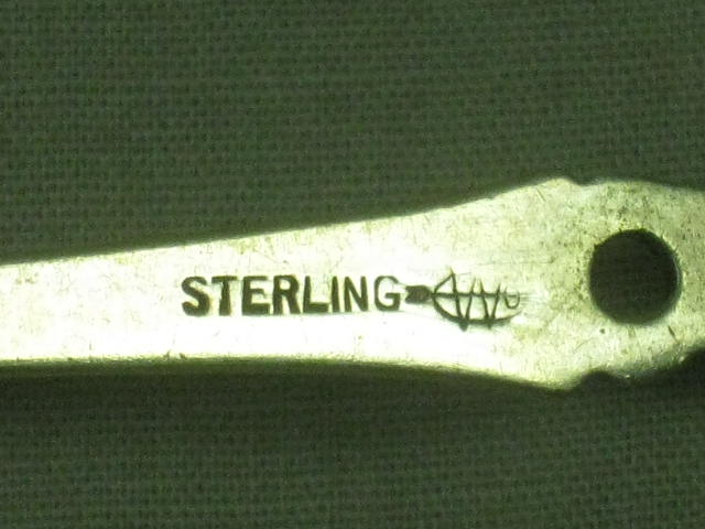 Antique Sterling Silver Serving Flatware Lot Forks Spoons Webster 219 Gr Grams 2