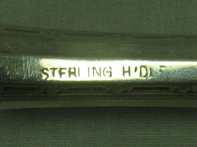Antique Sterling Silver Serving Flatware Lot Forks Spoons Webster 219 Gr Grams 3