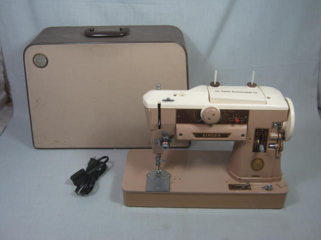 Vtg Singer 401A Heavy Duty Industrial Sewing Machine W/Case No Cams Pedal Manual