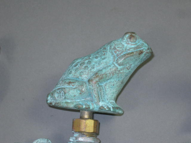 3 Decorative Brass Animal Faucets Spigots Spouts Taps Frog Hummingbird Swan Bird 3
