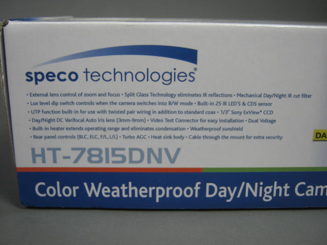 Speco Technologies Color Weatherproof Day/Night Camera HT-7815DNV Security NR! 4