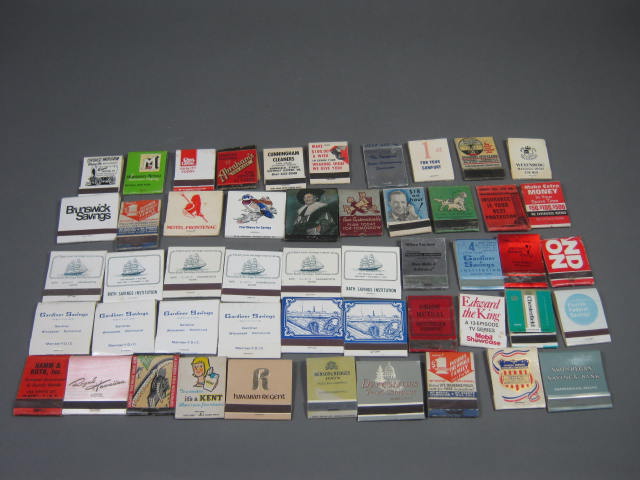 HUGE Lot 355 Vtg Antique Match Book Cover Box Collection Advertising 1940s-70s 2