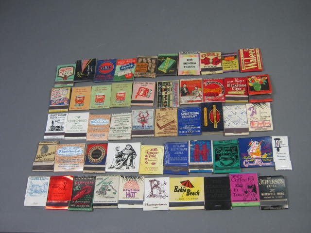 HUGE Lot 355 Vtg Antique Match Book Cover Box Collection Advertising 1940s-70s 5