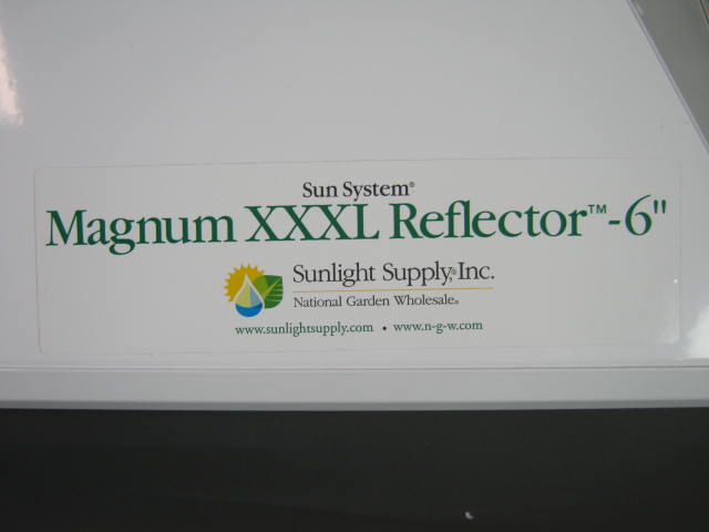 Sun System Magnum XXXL 6" Air Cooled Reflector Hood Grow Light Indoor Garden NR! 2