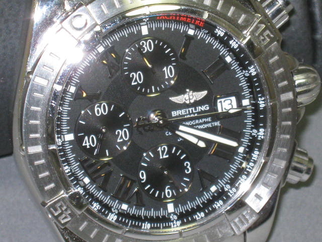 Breitling Chronomat Evolution Chronograph Watch A1335611/B898 Bought 6/8/12 NR!! 1